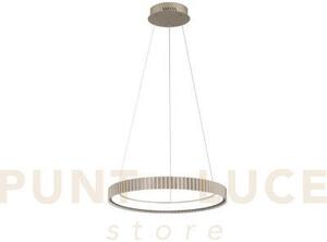 Lampadario a sospensione led nike oro in metallo 40w 5840lm cct 270