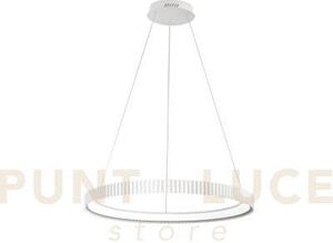 Lampadario a sospensione led nike bianca in metallo 58w 8470lm cct 