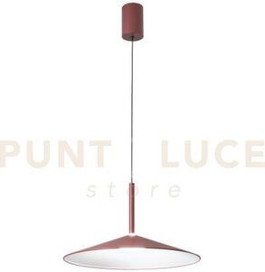 Lampadario a sospensione led khan rossa 16w 2405l 2700 e 3200k 48x1
