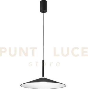 Lampadario a sospensione led khan nera 16w 2405l cct 2700 e 3200k 4