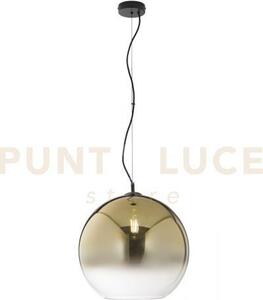 Lampadario a sospensione marte oro in vetro 1 luce attacco e27 40x1