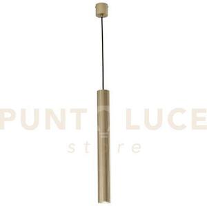 Lampadario a sospensione lord oro in acciaio+alluminio 1 luce attac
