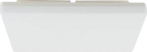 Lampada a soffitto Prios LED Artin, 33 cm, bianca, angolare, sensore
