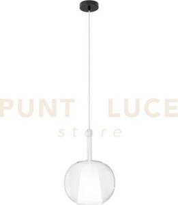 Lampadario a sospensione pirex trasparentr in vetro 1 luce attacco 