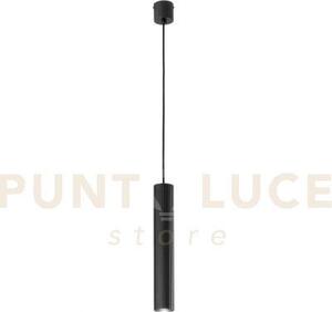 Lampadario a sospensione lord nera in acciaio e alluminio 1 luce at