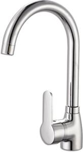 Rubinetto da cucina - Rubinetto per lavello - Miscelatore - Accessori per cucina - Bocchetta alta - 34 cm - Cromo