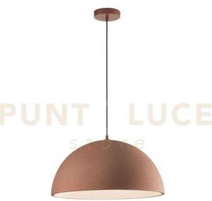 Lampadario a sospensione xenia rossa in pu 1 luce attacco e27 50x25