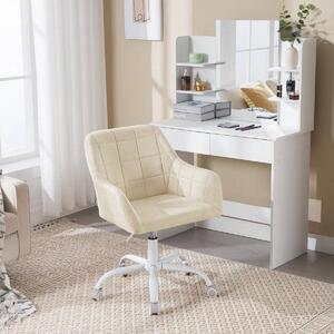 Sedia da ufficio ergonomica - Sedia da scrivania - Sedia girevole - Tessuto traspirante - Regolabile in altezza