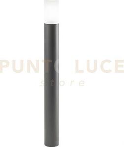 Lampo paletto in alluminio antracite opaco 1 luce attacco e27 ip54
