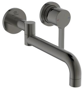 Miscelatore monocomando per lavello, girevole a 180°, colore grigio