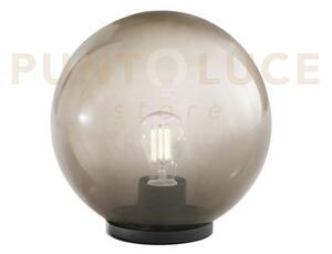Lumetto polly sfera grigio montatura nera 1 luce attacco e27 ip44 3