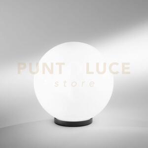 Lumetto polly sfera bianco montatura nera 1 luce attacco e27 ip44 3