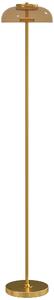 HOMCOM Lampada da terra LED 3000K con interruttore a pedale, ottone, 25 x 25 x 134 cm | Aosom Italy