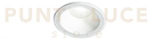 Oasis faretto in alluminio bianco 1 luce attacco gu10 d.9cm ip44