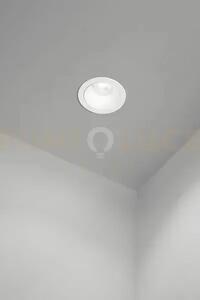 Oasis faretto in alluminio bianco opaco 1 luce attacco gu10 d.9cm ip20