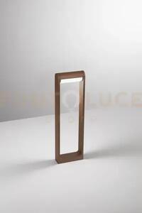 Orienta paletto in alluminio corten opaco led 12w 3000k cri?90 220-