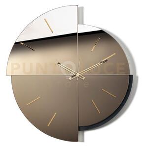 Orologio da parete avignone nero,crystal luxe bronzo,velour luxe br