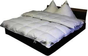 Letto Hofmann Sibiria con bordi alti 10 cm, piumino siberiano in piumino d'oca selvatica 1A1A, 240x220 cm