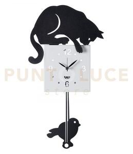 Orologio a pendolo moderno hunter cat nero