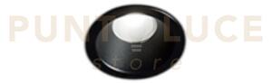 Oasis faretto in alluminio nero 1 luce attacco gu10 d.9cm ip44