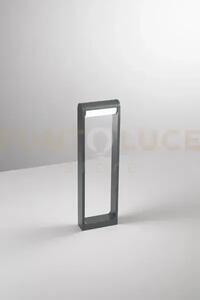 Orienta paletto in alluminio antracite opaco led 12w 3000k cri?90 2
