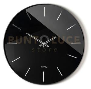 Orologio da parete giotto 60 nero,crystal luxe nero