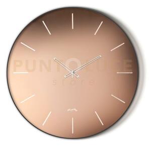 Orologio da parete giotto 60 nero,velour luxe rosa