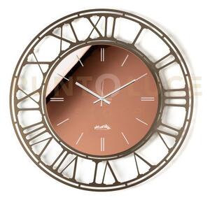 Orologio da parete axis 70 bronzo,crystal luxe ambra