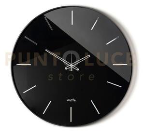 Orologio da parete giotto 45 nero,crystal luxe nero