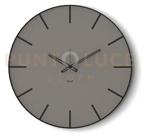 Orologio da parete moderno symbol 45 nero,fango