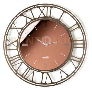 Orologio da parete axis 90 bronzo,crystal luxe ambra