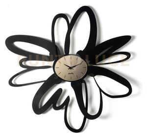 Orologio da parete shodo nero,velour luxe bronzo