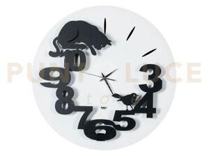 Orologio da parete particolare hunter cat nero