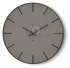 Orologio da parete moderno symbol 60 nero,fango