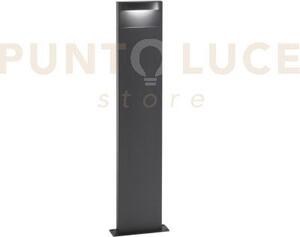 Paletto led mobula antracite in alluminio 8w 1100lm 3000k ip65 280x