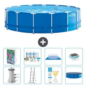 Piscina autoportante rettangolare - 457x122 cm - 7 pezzi - Modello S576