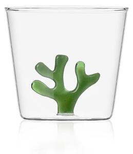 Ichendorf Bicchiere in vetro decorazione interna con corallo Coral Reef Vetro Verde Chiaro
