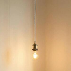 Lampada a sospensione Lindby Hattie, attacco E27, ottone, Ø 5 cm