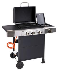 Barbecue a gas Barbecue a gas Carrello barbecue Barbecue BBQ 4 fuochi 12,6 kW 107x53x102 cm