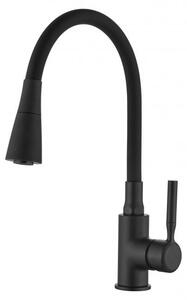 Invena HULA PLUS BZ-85-P04-L Miscelatore per lavello, nero
