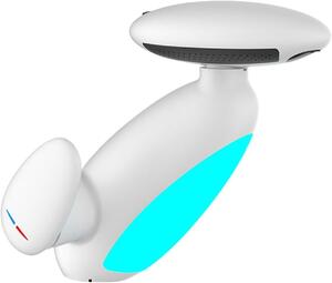 Rubinetto per bagno - Rubinetto per WC - Rubinetto per lavabo - Funzionamento igienico - Rotazione a 360 gradi - 13x25x13 cm - Bianco
