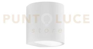 Applique a parete shine bianca 1 luce attacco g9 11x10x11,5cm in ge