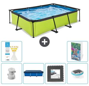 Piscina fuori terra rettangolare - 300x200x65 cm - 5 pezzi - Modello S312