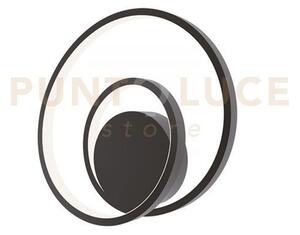 Applique a parete led lieve nera 20w 2720lm cct 3000k 4000k 6500k 3