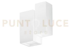 Applique a parete foster bianca 4 luci attacco gu10 16x9 h.22cm in 