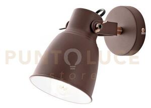 Applique a parete legend corten e ramen 1 luce attacco e27 12,3x22x