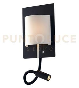 Applique a parete led pop bianca con luce flessibile a led 9w 720lm