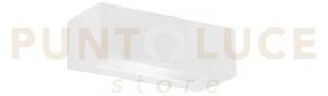 Applique a parete candida bianca 1 luce attacco e14 22x9x7cm