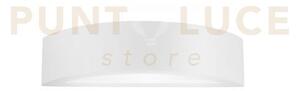 Applique a parete cortina bianca 1 luce attacco e14 30x10x7,5cm in 