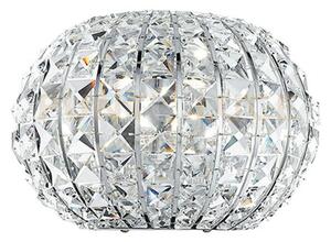 Applique a parete concert cromo 1 luce attacco e27 25x25x17,5cm in 